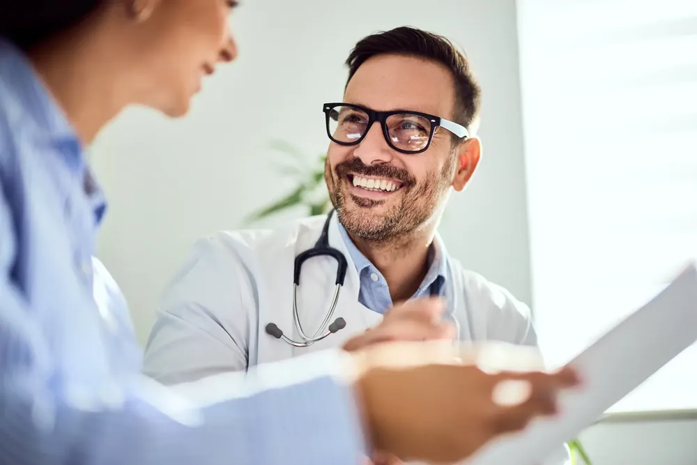 Doctor in a medical practice
